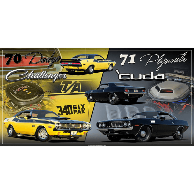 Hovedbilde Challenger/Cuda Collage