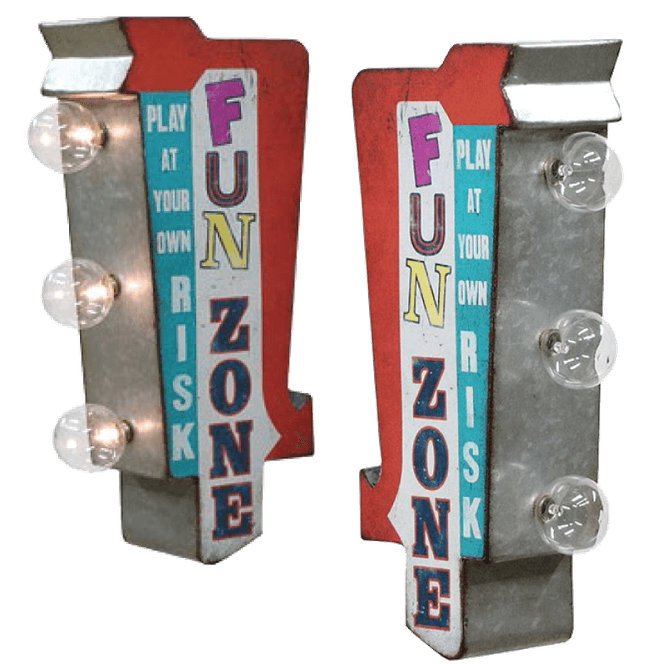 Hovedbilde Fun Zone LED Mini Skilt