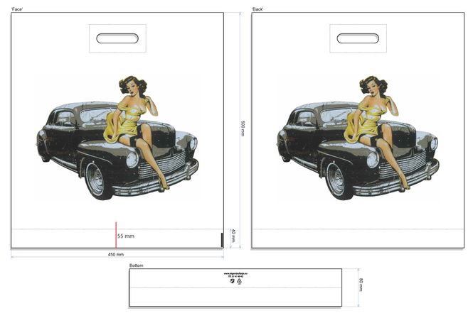 Hovedbilde Plastpose 45x50x8